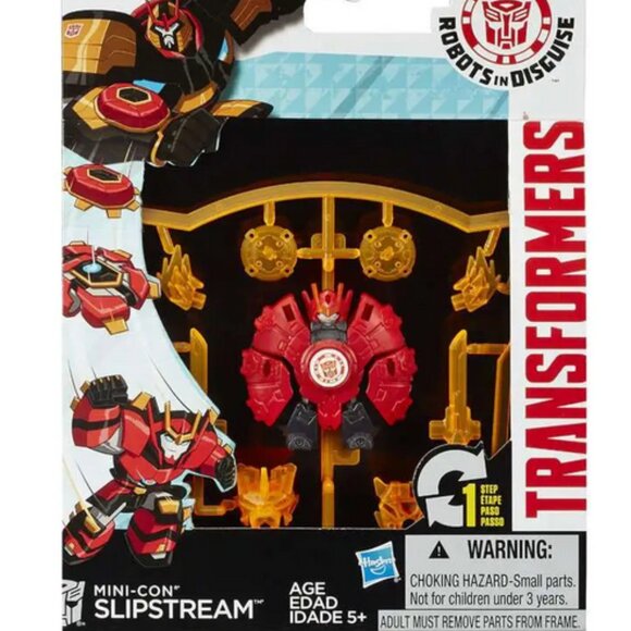 Transformers RID Robots in Disguise Mini-Con SLIPSTREAM Action Figure 2014 NIP - Picture 1 of 12